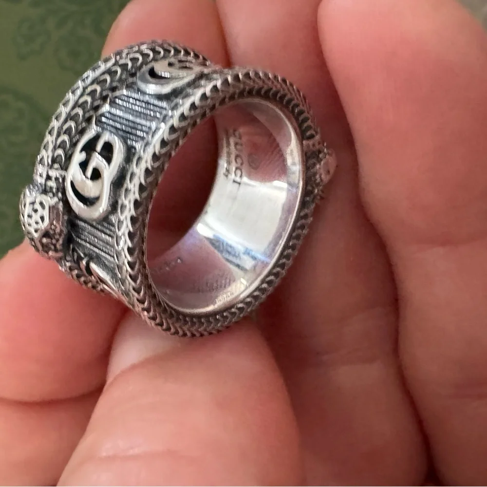 Gucci Silver Ring size 6 - Picture 5 of 9